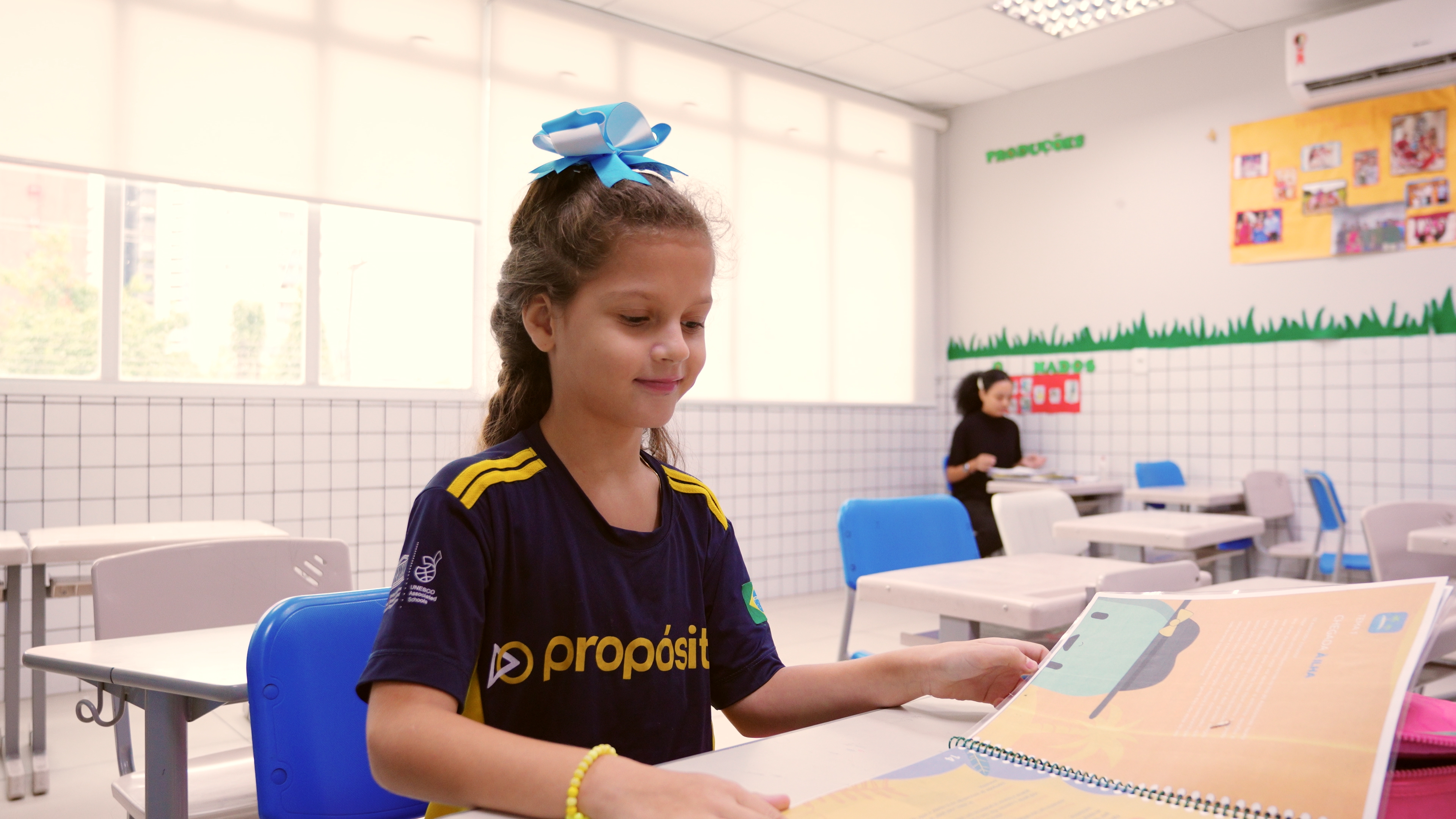 Sala de aula escolas parceiras